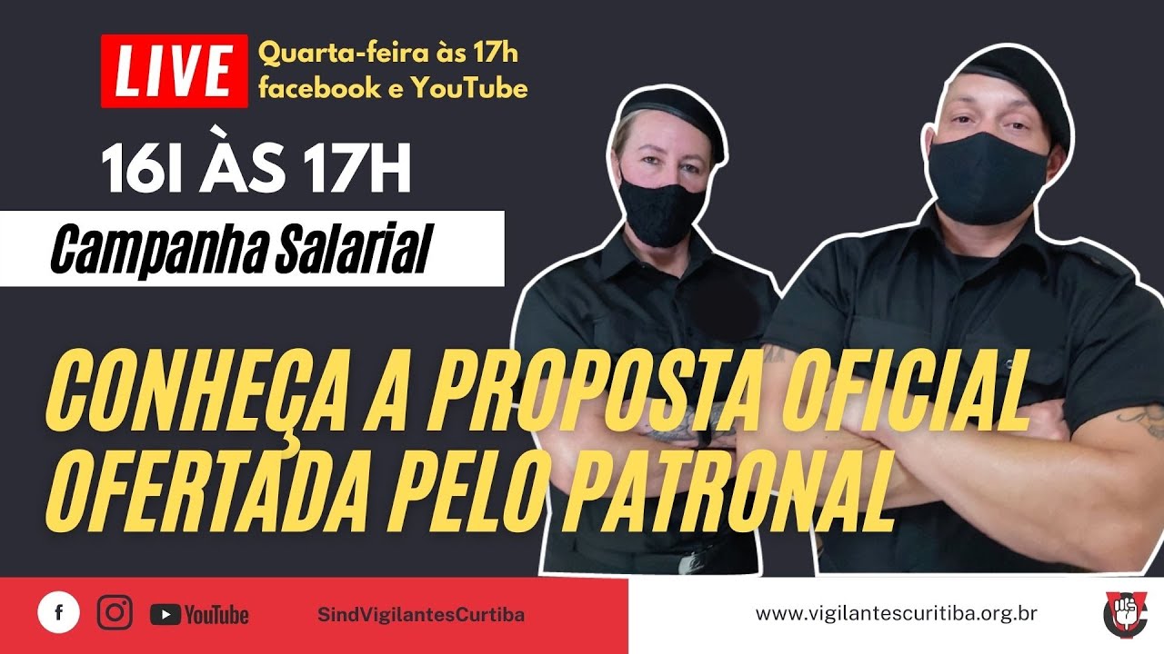 Conheça a proposta patronal de reajuste salarial para os vigilantes do Paraná