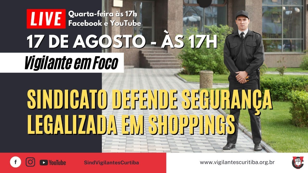 Sindicato defende segurança legalizada em shoppings